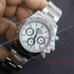 Rolex Cosmograph Daytona Replica Watches - Stainless Steel White Dial 40mm